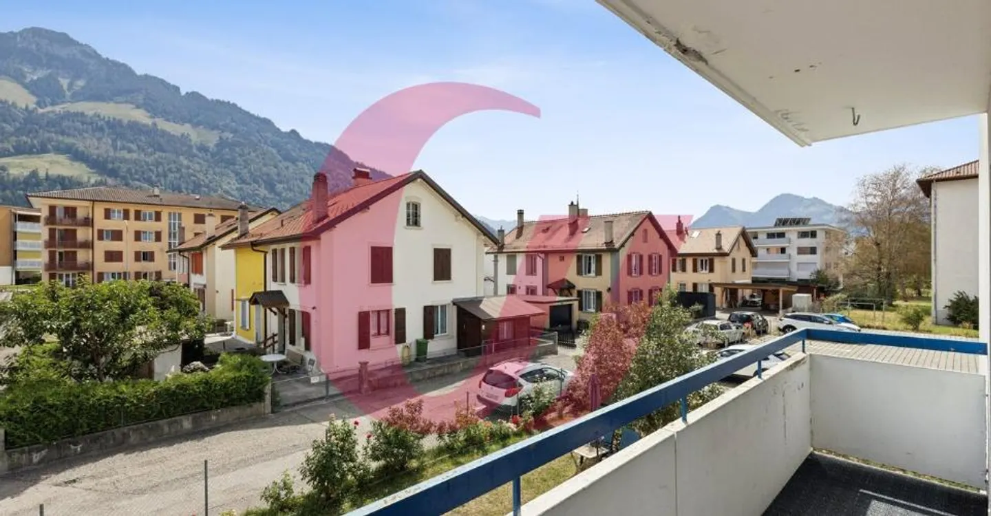 Appartement de 3.5 pièces au coeur de Broc ! - Foto 4 di 7
