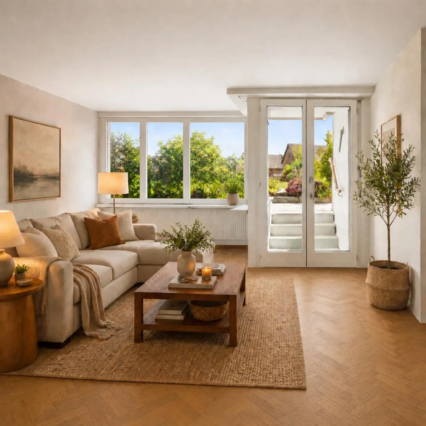 Appartement familial spacieux de 5,5 pièces avec 32 m² d'espace extérieur - Photo 4 sur 9