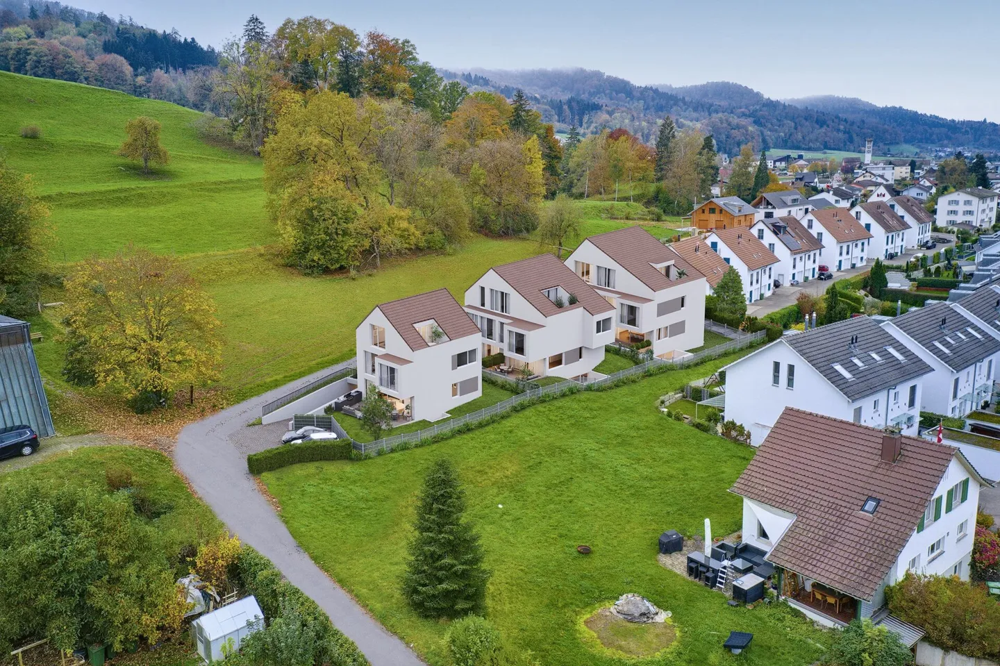 Case a schiera di nuova costruzione in posizione idilliaca: Vivere in famiglia a Killwangen - Foto 10 di 10