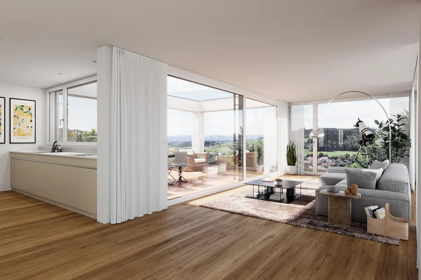 Premium property with panoramic views in Weisslingen (ZH) - Photo 2 of 3