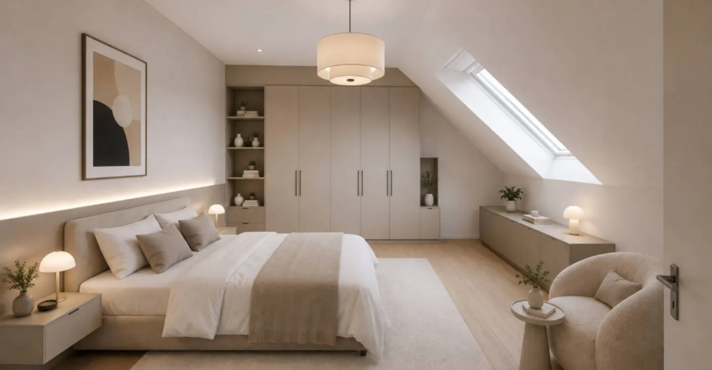 New promotion: 3.5-room attic with balcony - Photo 2 of 4