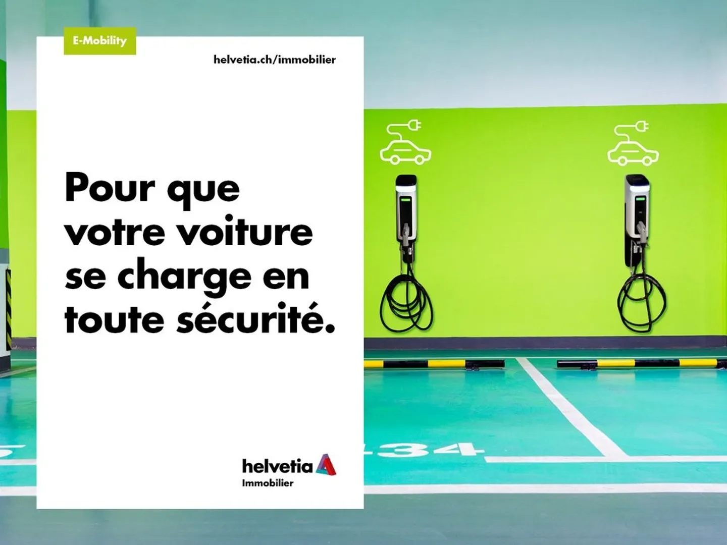 Parking space with electric charging station for rent in underground garage. - Photo 1 of 2