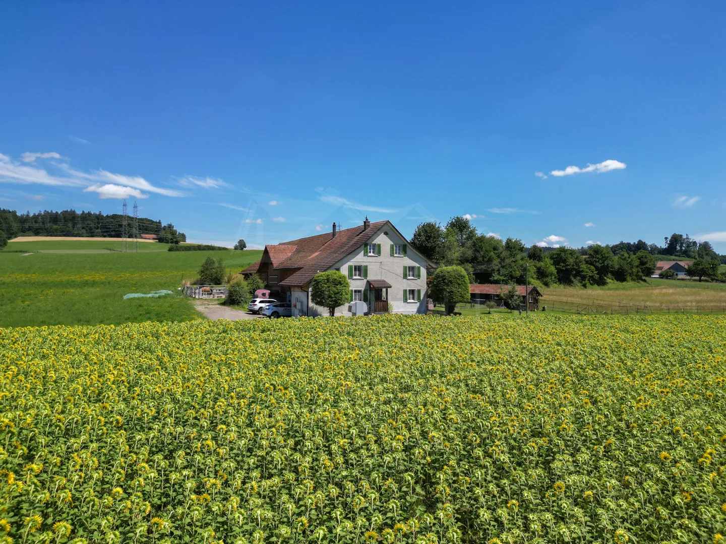Living in the countryside: 5-room half house with a view of the Alps - Photo 2 of 10