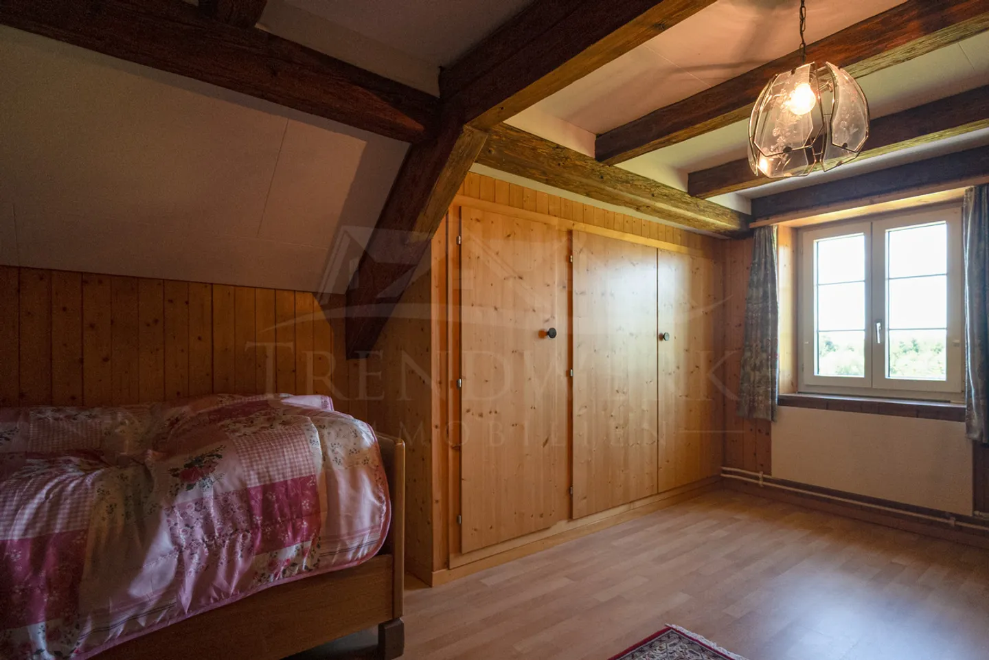 Living in the countryside: 5-room half house with a view of the Alps - Photo 7 of 10