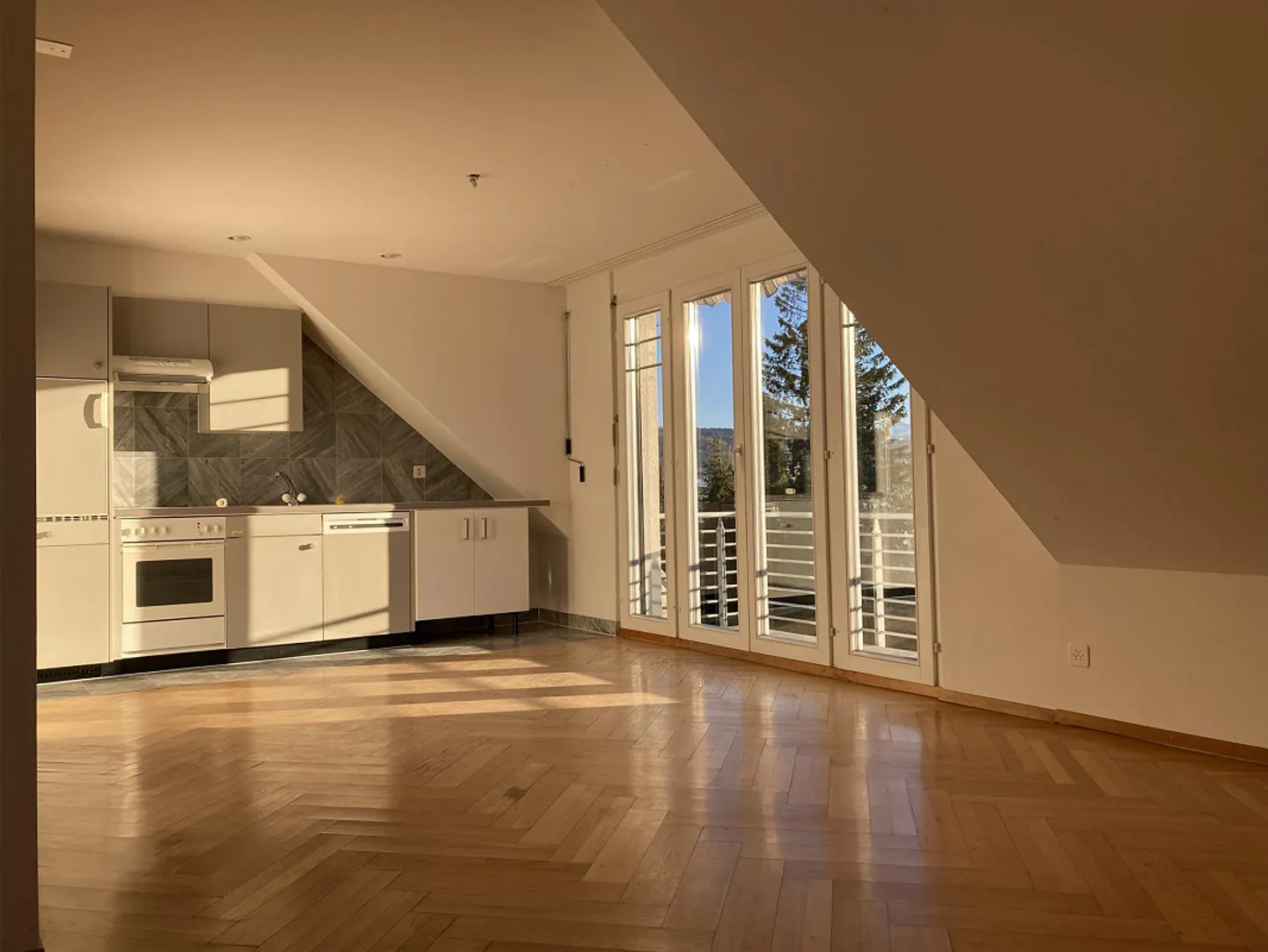 Proche de HSG : Belle, lumineuse et calme appartement sous les combles de 2 pièces - Photo 2 sur 6