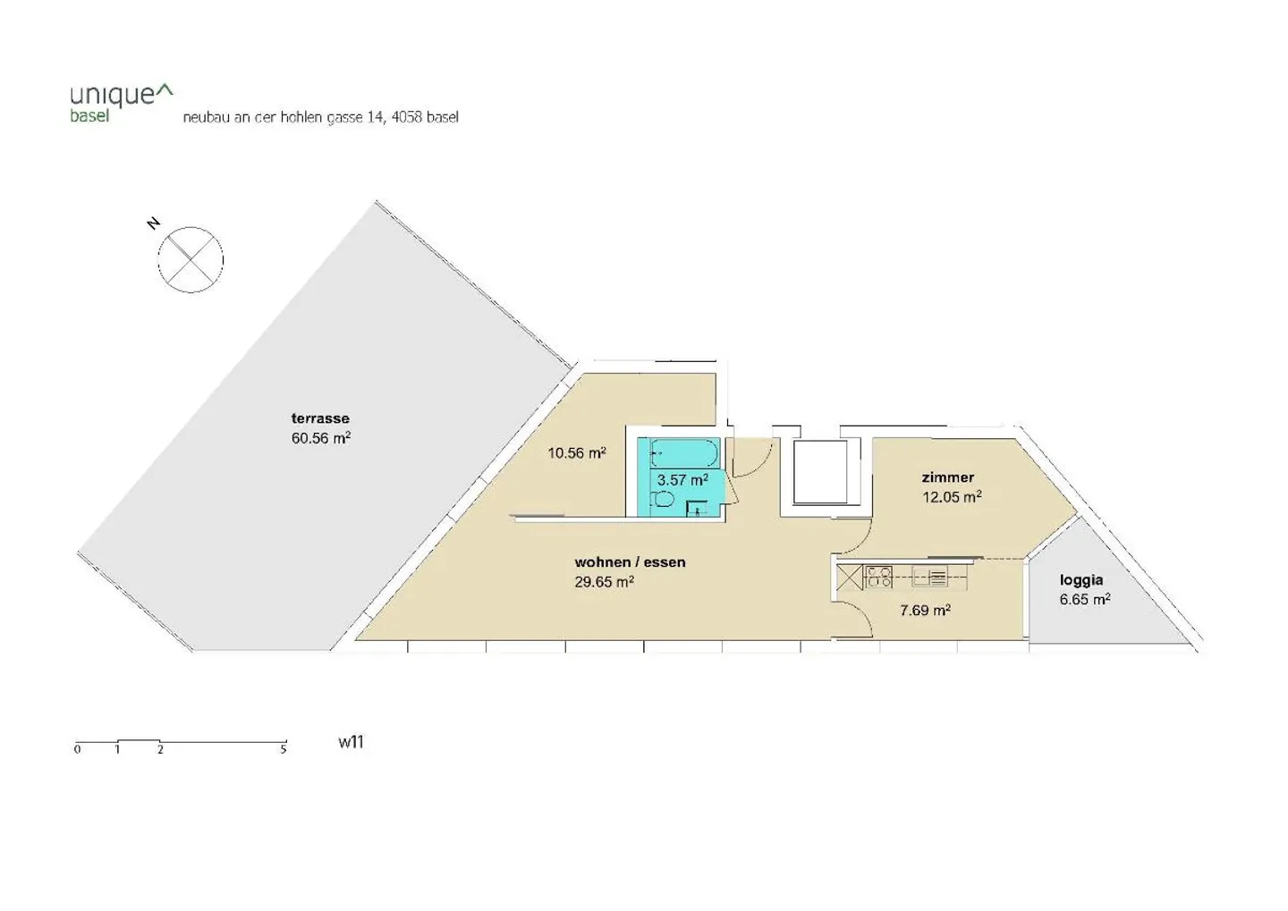 3 Room Apartment - Photo 5 of 5