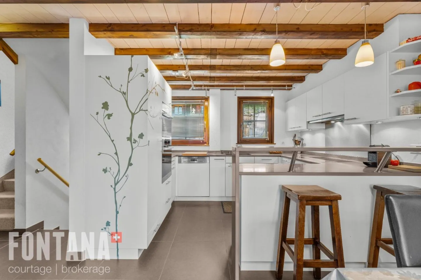 Chalet semi-détaché dans un triplex - La Marchande 2D, PPE Les Parchets - Photo 3 sur 13