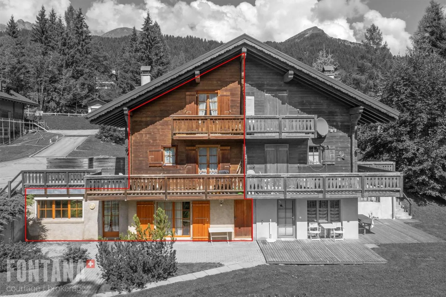 Chalet semi-détaché dans un triplex - La Marchande 2D, PPE Les Parchets - Photo 11 sur 13
