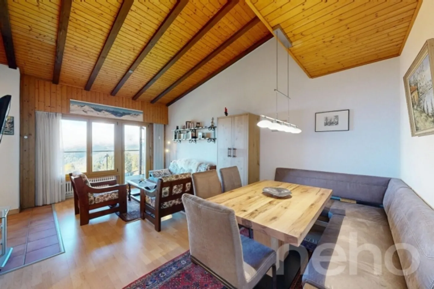 Attico con vista panoramica sulle montagne - Foto 4 di 12