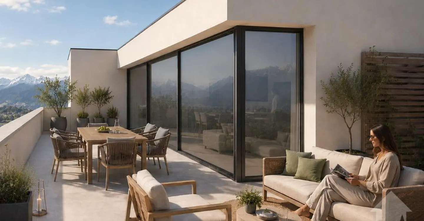 Prächtiges Penthouse-Projekt von 215 m2, Doppelgarage und Terrassen! - Foto 1 von 6