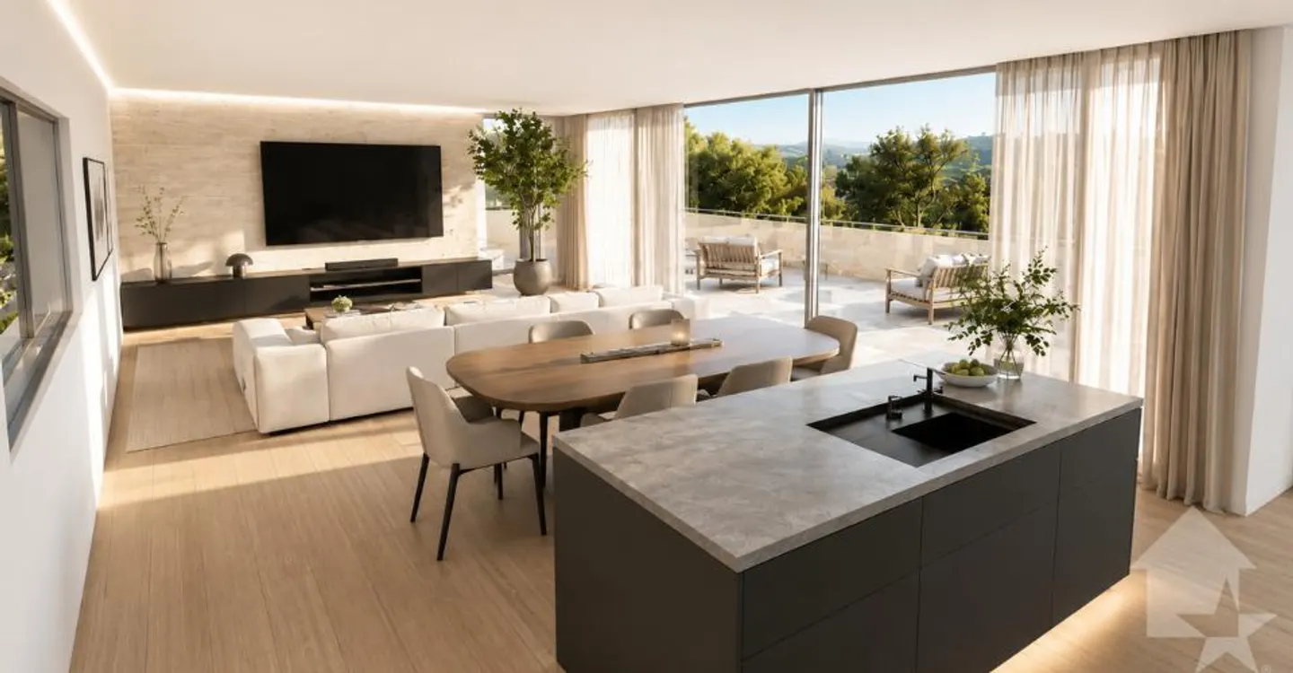 Prächtiges Penthouse-Projekt von 215 m2, Doppelgarage und Terrassen! - Foto 2 von 6