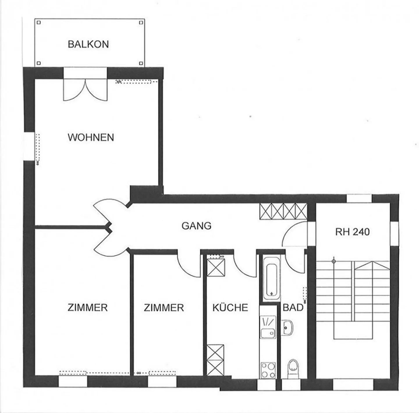 Appartement charmant avec salle de bain/cuisine rénovée - Photo 8 sur 8