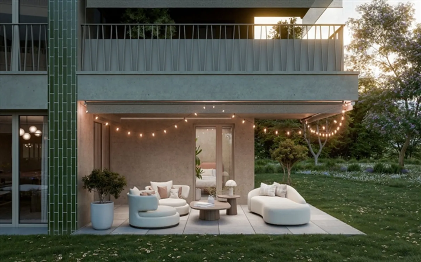 «Pré-en-Ville - B1 - Neue 2.5 Zimmerwohnung in idealer Lage» - Foto 2 von 12