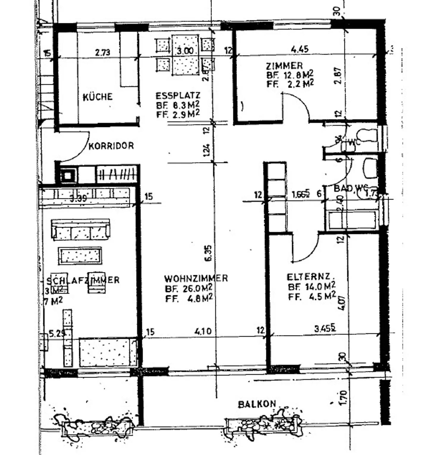 Appartamento 3.5 camere affascinante - Foto 5 di 7