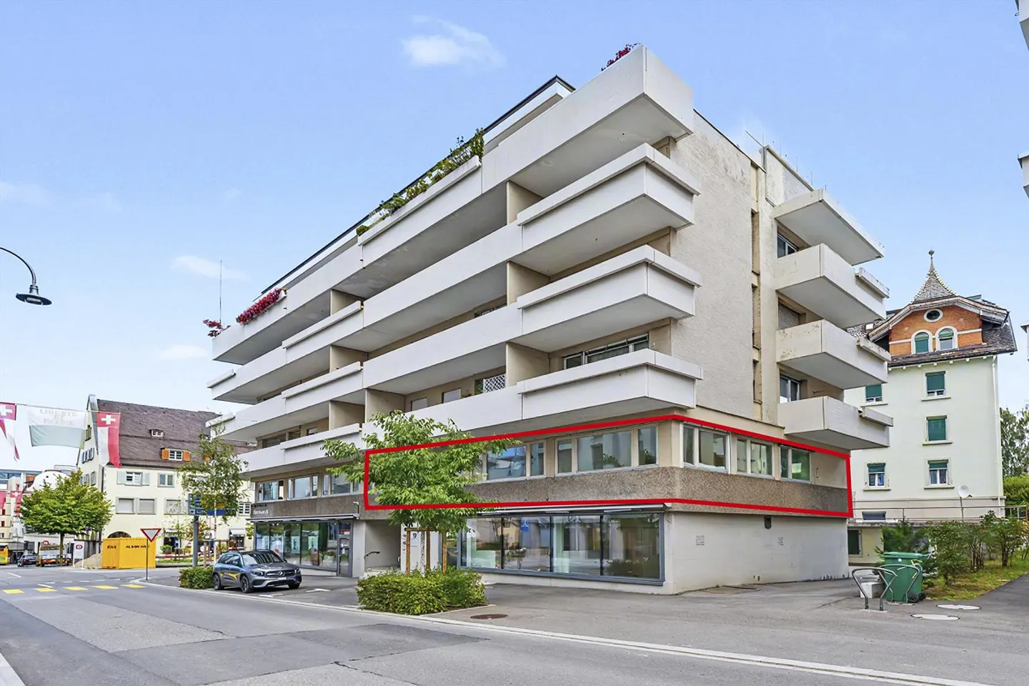 Offices (1st floor, 122 m2) in Rorschach's prime location - Photo 1 of 15