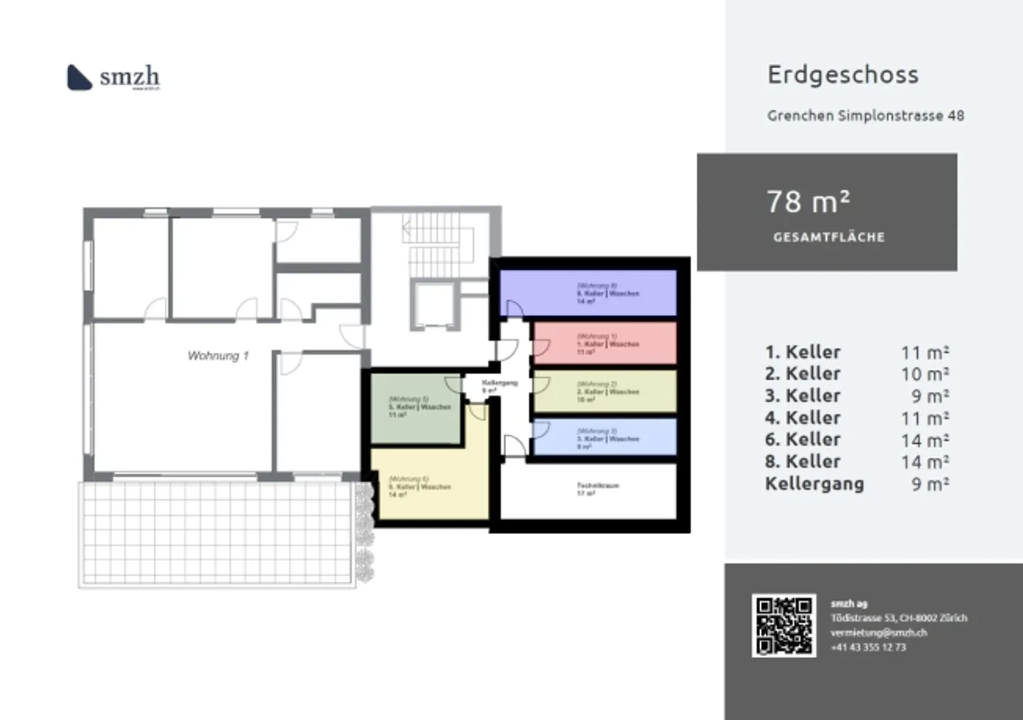 Appartement moderne 4.5 pièces avec terrasse à Grenchen - Photo 3 sur 12