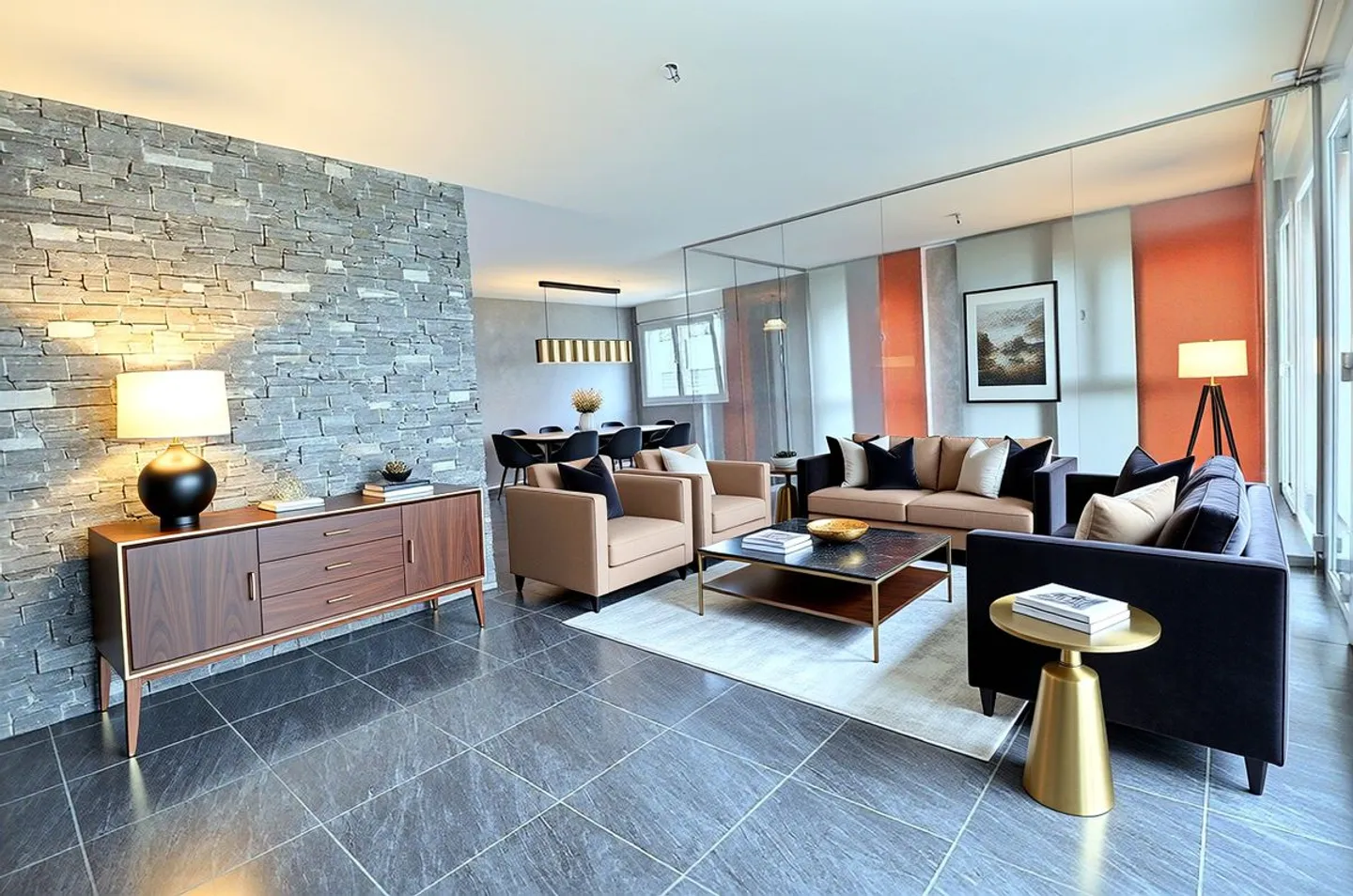 Gelegenheit! Großes, modernes Apartment, hochwertige Ausstattungen, zwei Terrassen, zwei - Foto 1 von 8