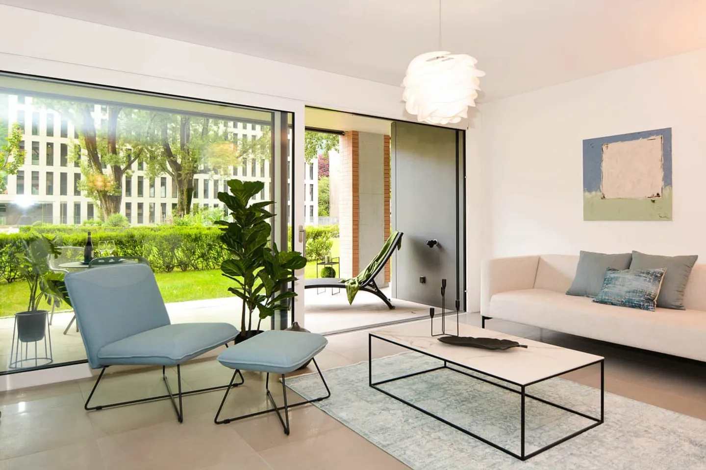 Pleasant 3.5-room apartment with garden, excellent location, virtual 360° tour - Photo 2 of 12