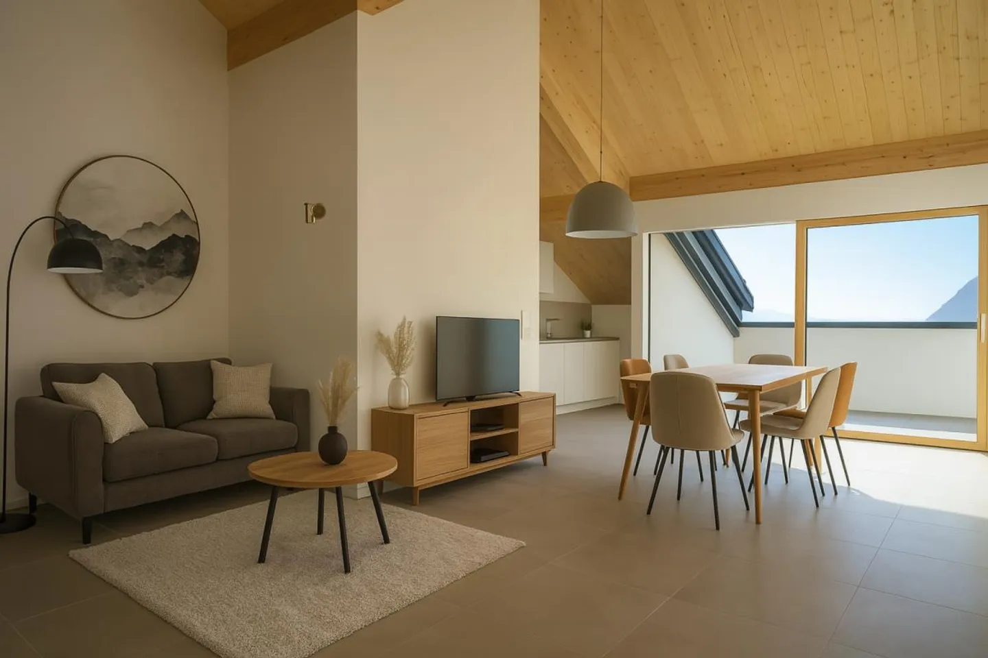 Beau penthouse avec 3,5 pièces dans une nouvelle construction - Photo 9 sur 10