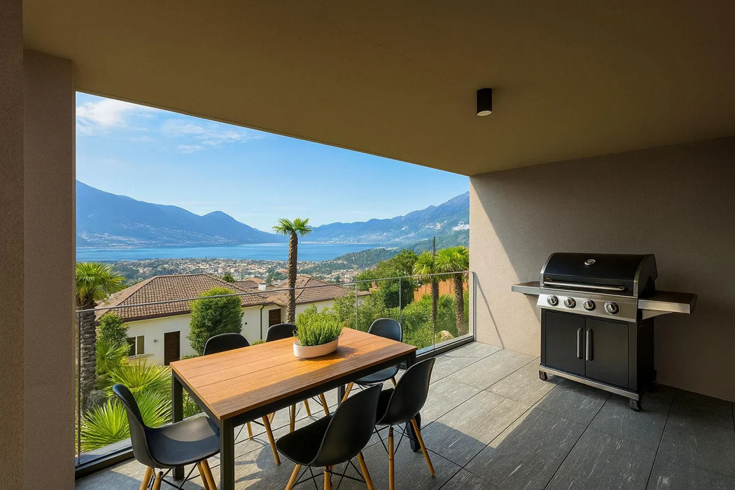 2.5-room apartment with lake view, terrace and garden - Photo 2 of 8