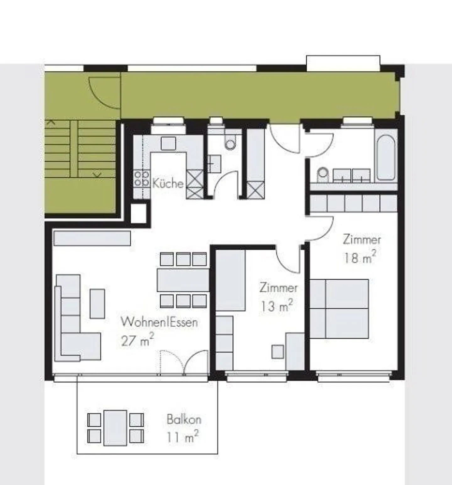 Dreamlike apartment with large seating area - Photo 10 of 11