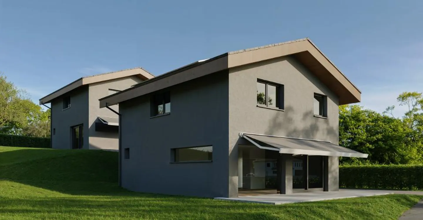 Nuova promozione a Miège di 2 magnifiche ville di 4,5 stanze con vista eccezionale - Foto 1 di 9