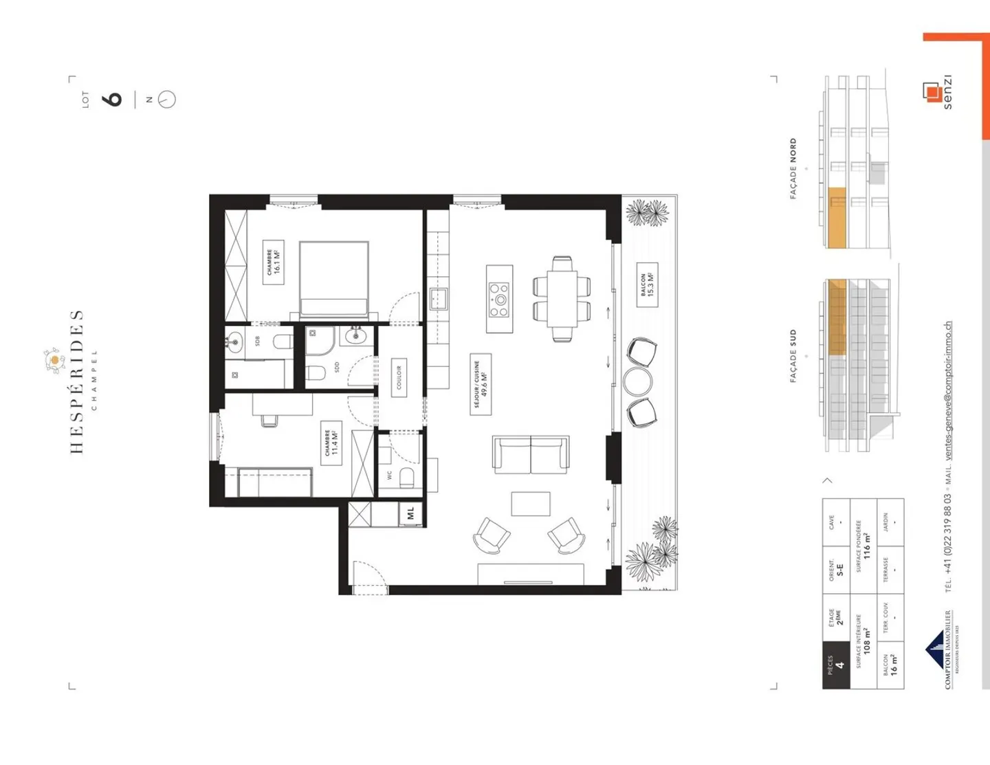 4-room apartment - Photo 8 of 11