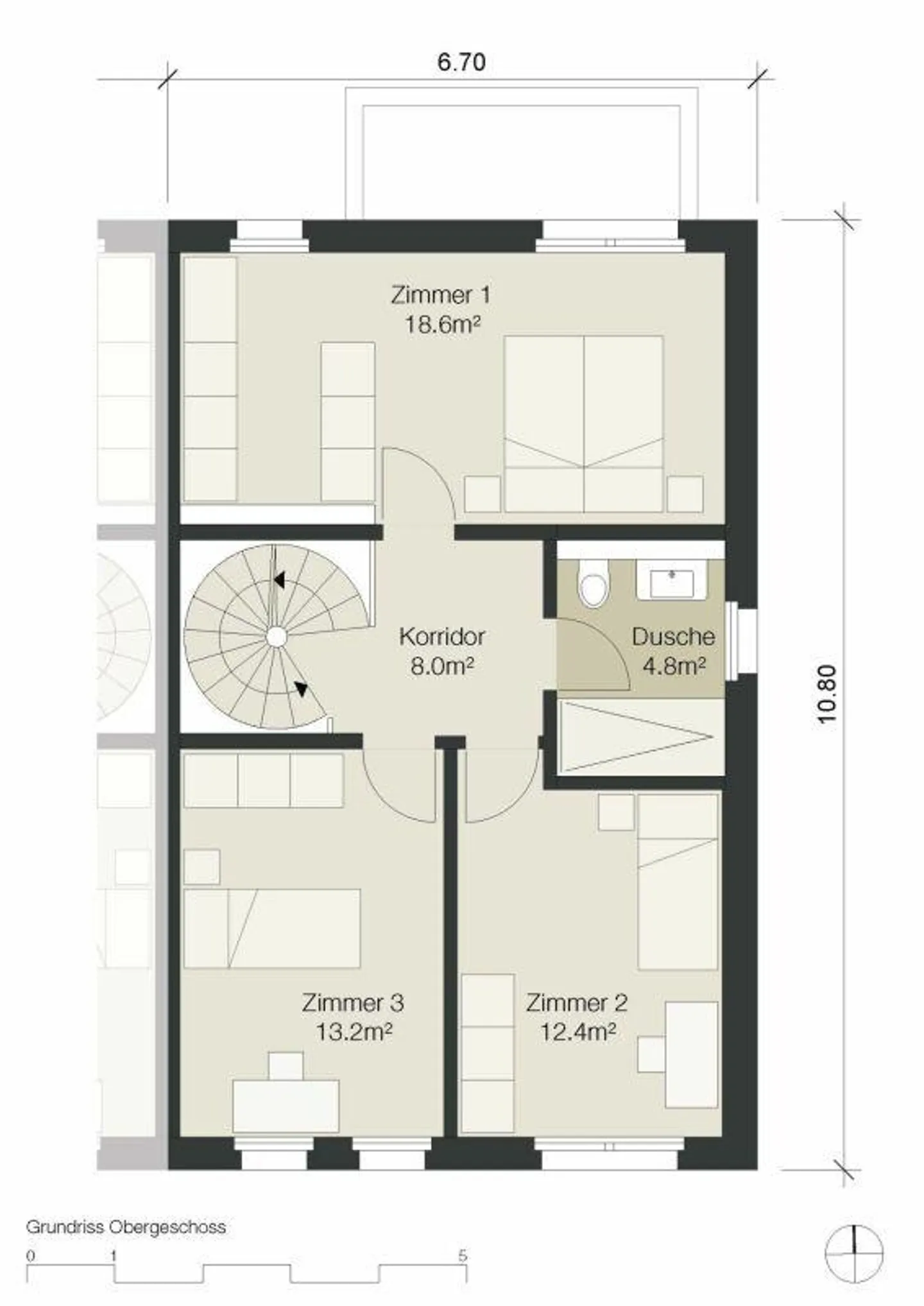 Panoramaview - Neubau 3 Doppeleinfamilienhäuser in Neuenegg - Foto 8 von 12