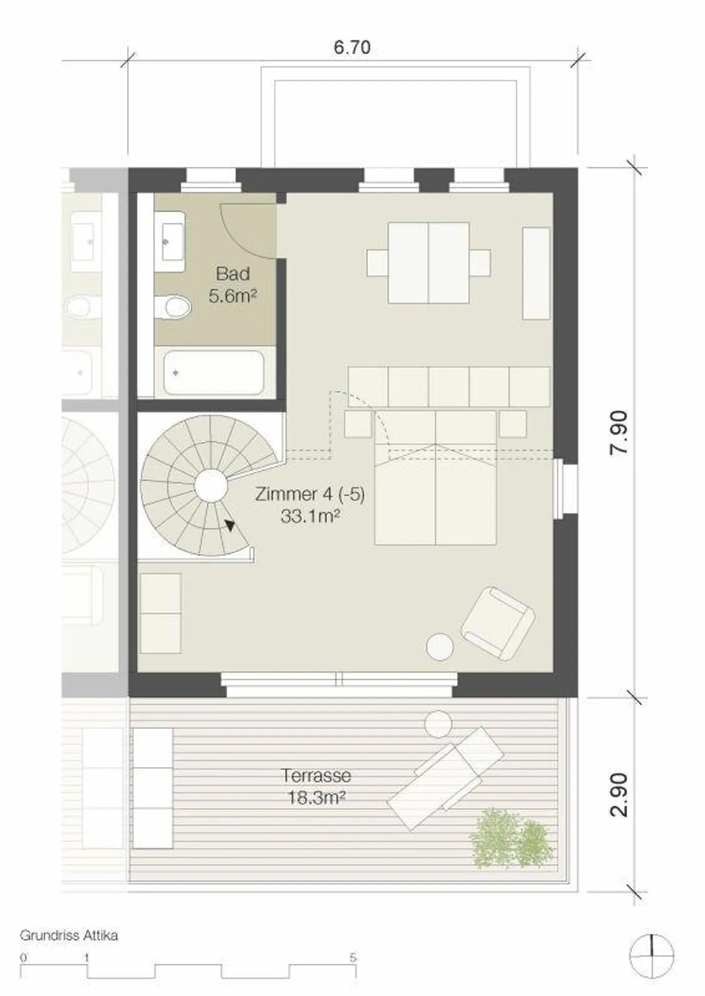 Panoramaview - Neubau 3 Doppeleinfamilienhäuser in Neuenegg - Foto 9 von 12