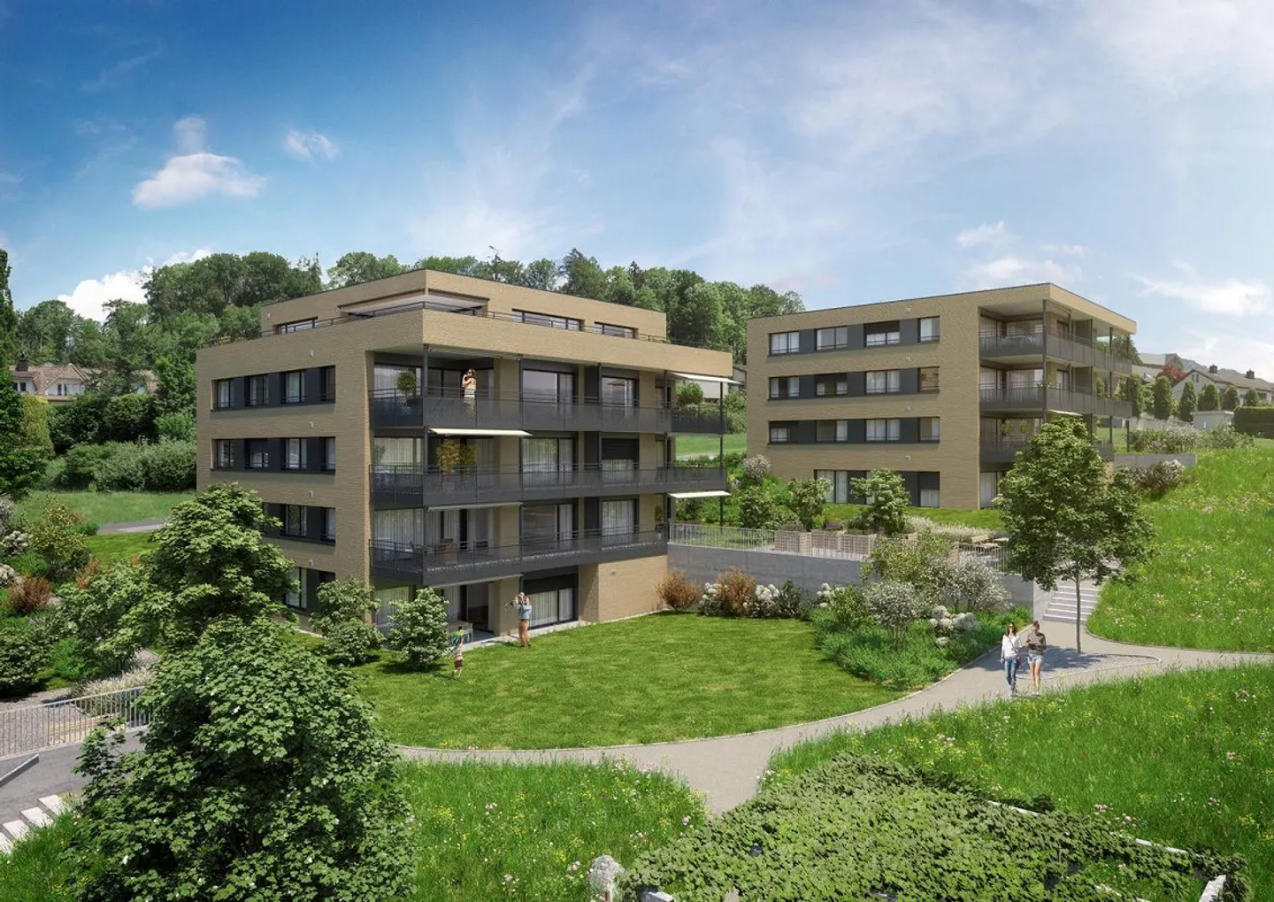 Appartement moderne dans le parc Ahorn - Photo 1 sur 7