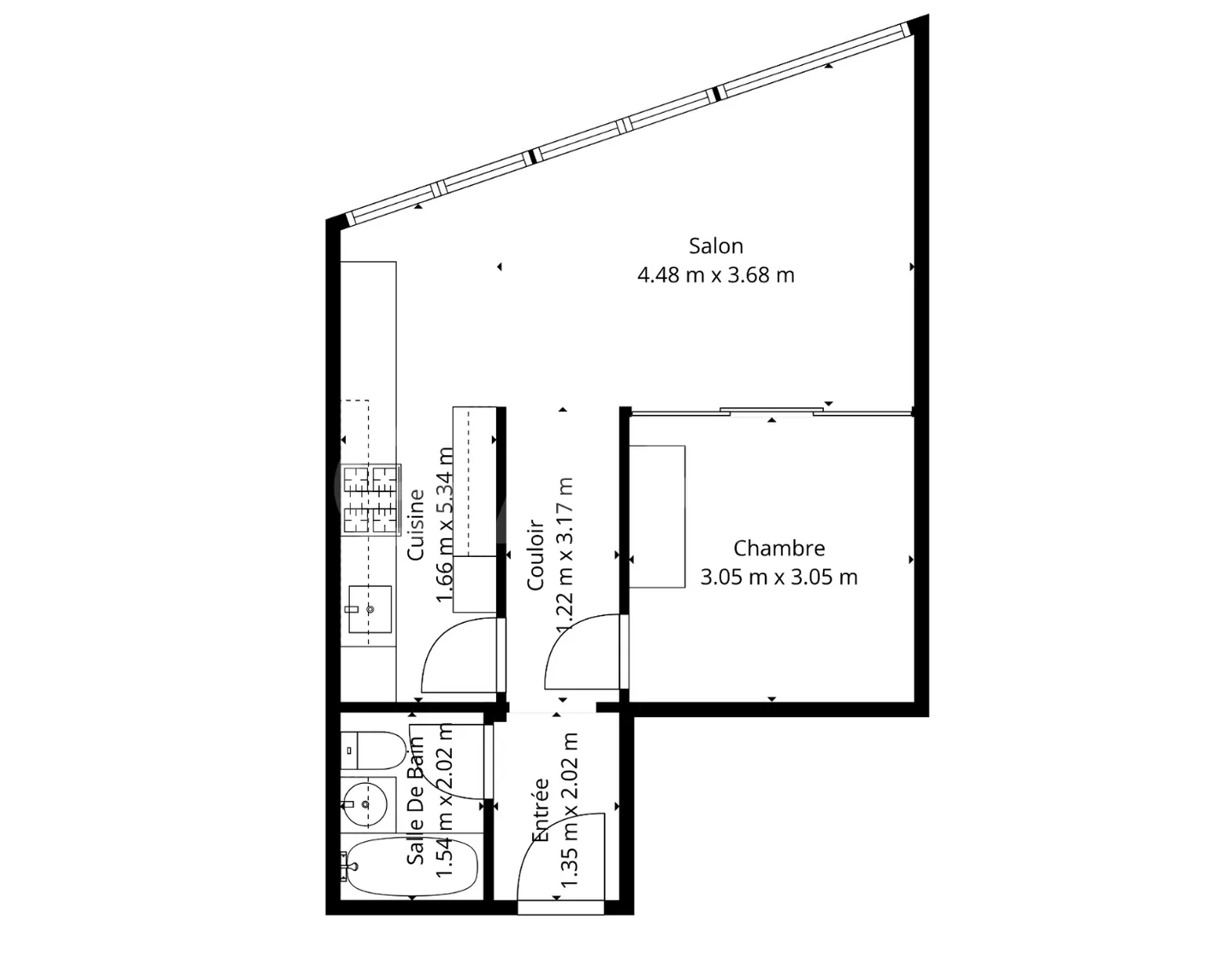 2-room apartment - Photo 7 of 7