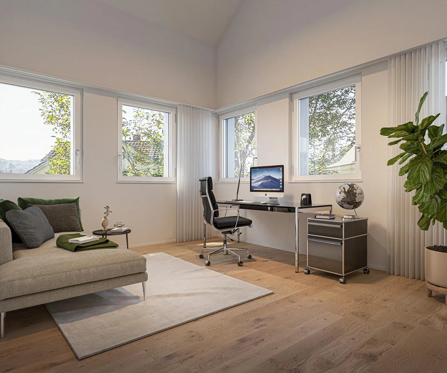 Vivere in esclusiva con un'atmosfera loft in una casa bifamiliare - Foto 3 di 5