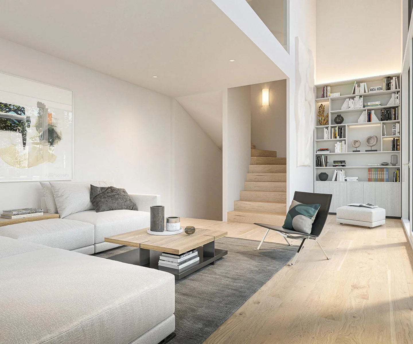 Vivere in esclusiva con un'atmosfera loft in una casa bifamiliare - Foto 4 di 5