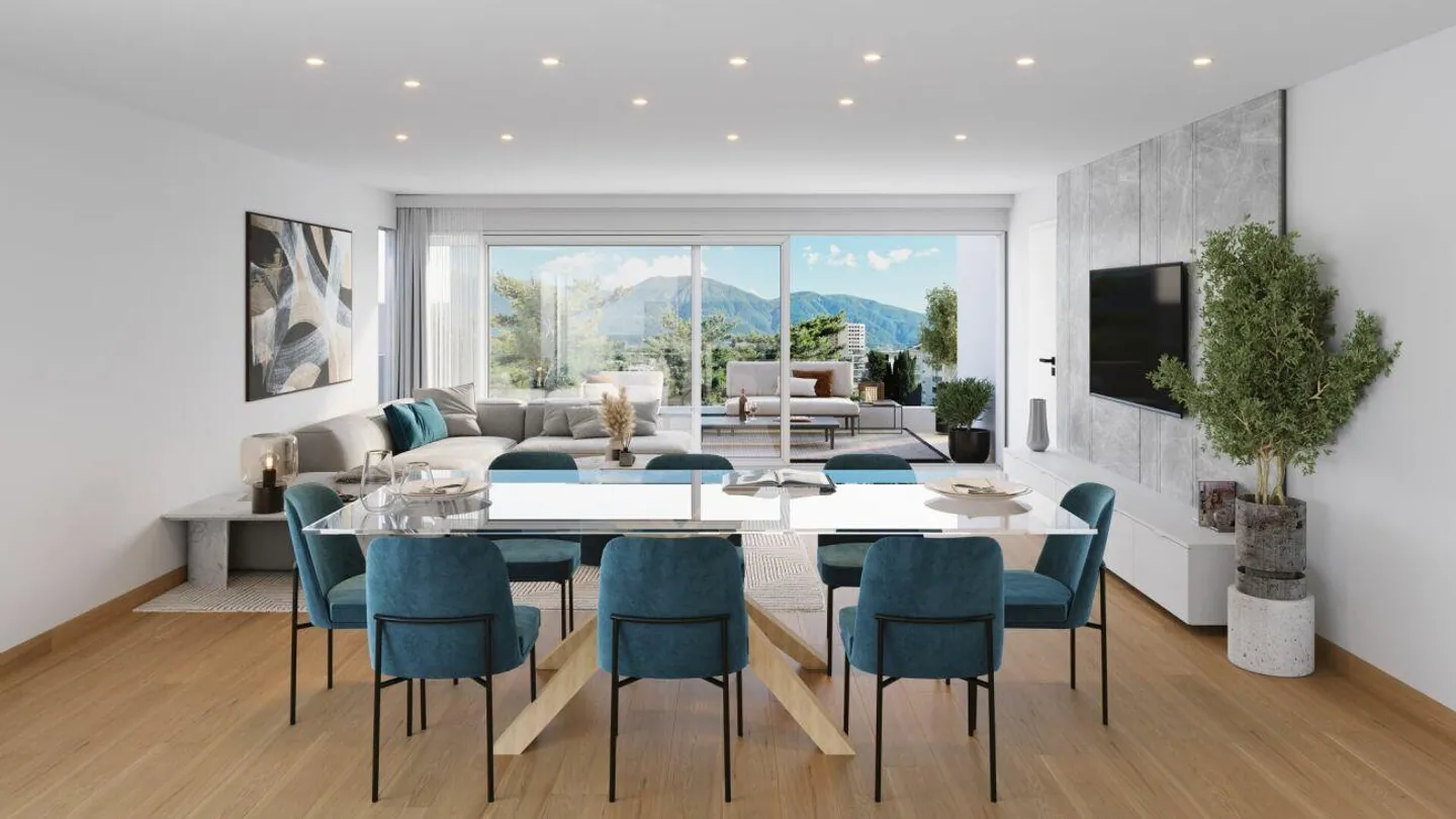 Loft da 2.5 locali raffinato e luminoso nel centro di Locarno (auch Zweitwohnsitz) - Foto 2 di 8