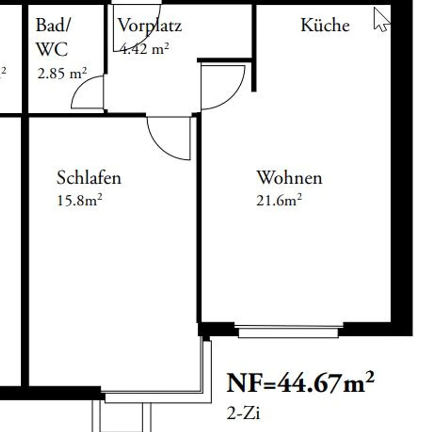 Appartement 2 pièces confortable près de la gare SBB - Photo 7 sur 7