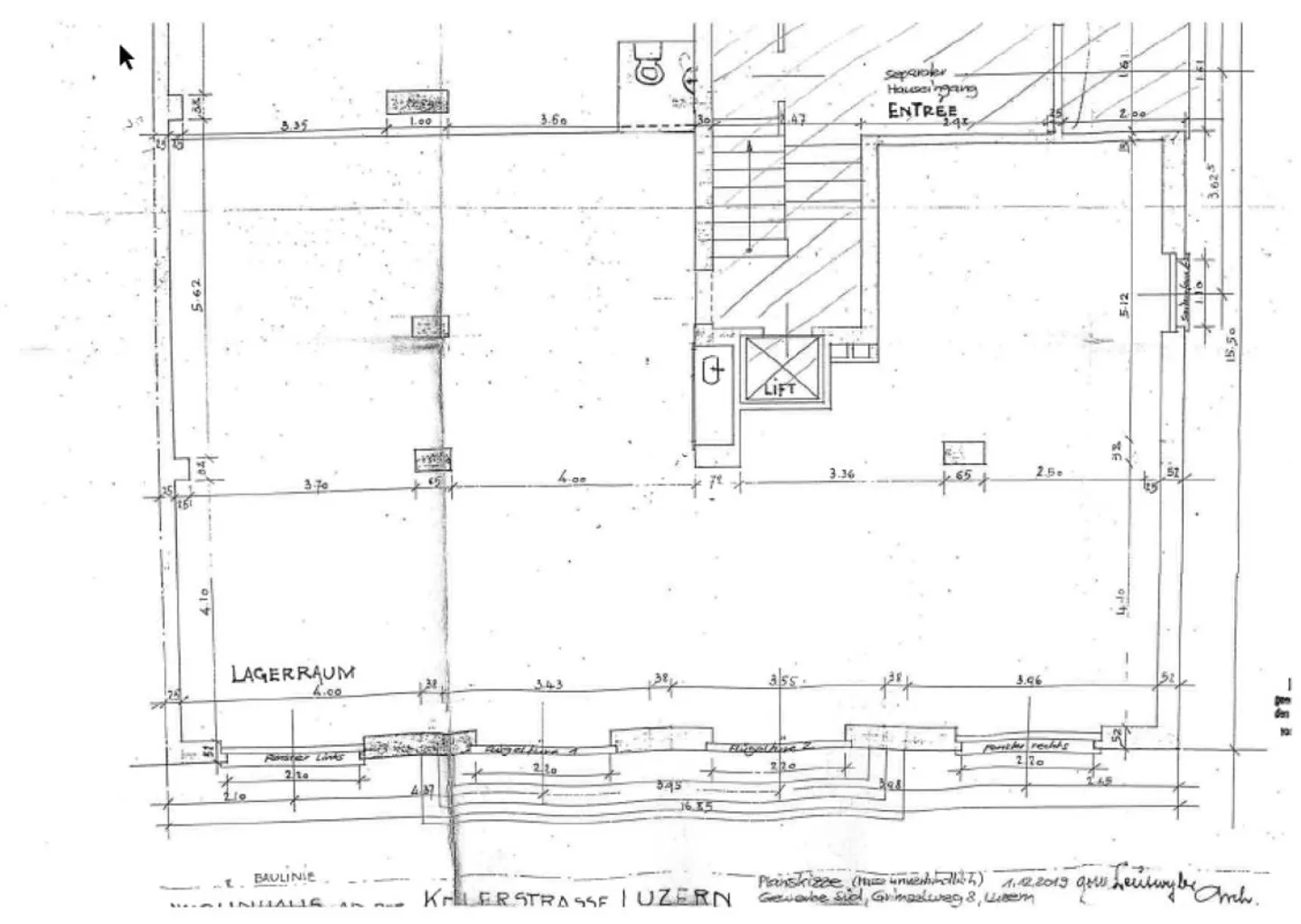 Grosszügiges Atelier in zentraler Lage - Foto 2 von 9