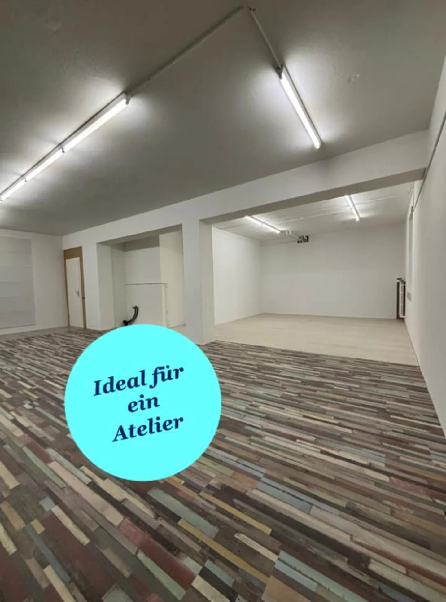 Grosszügiges Atelier in zentraler Lage - Foto 1 von 9