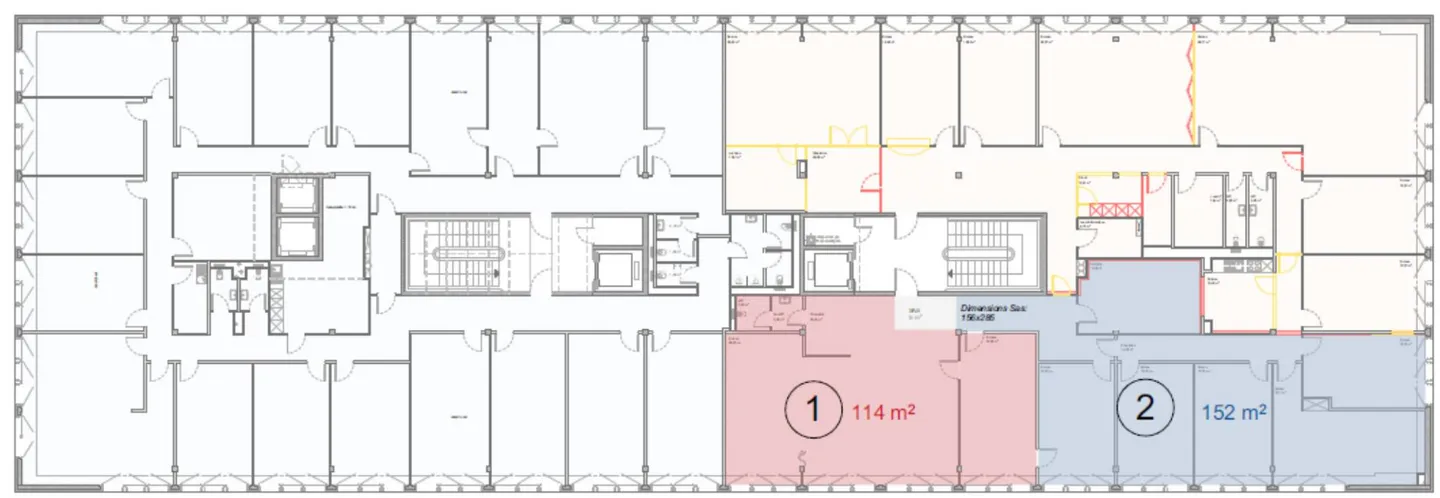 Offices of 164m2 - bright near the airport and the Place des Nations - Photo 8 of 8