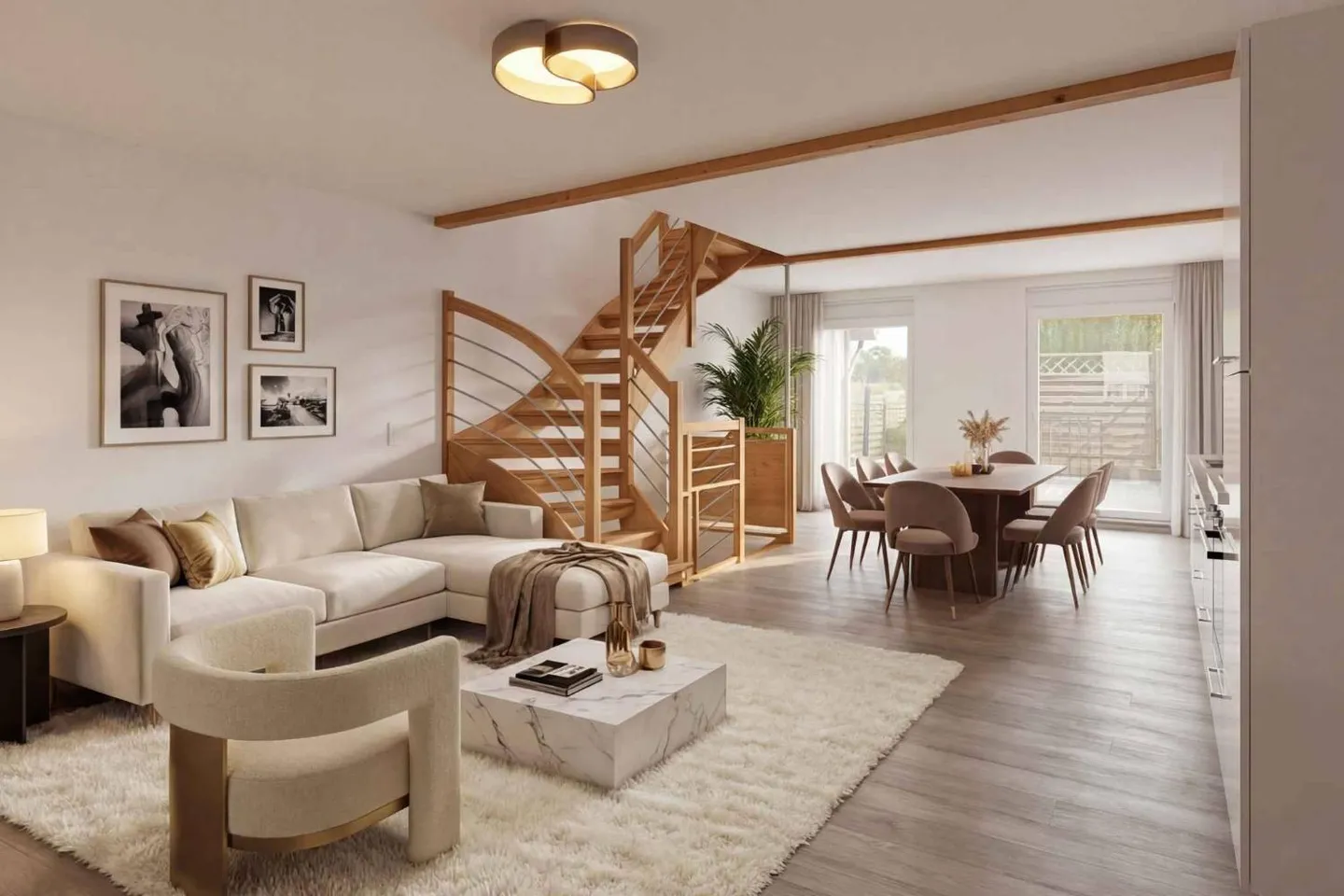 Ecological and refined triplex in the heart of Perroy - Photo 1 of 13