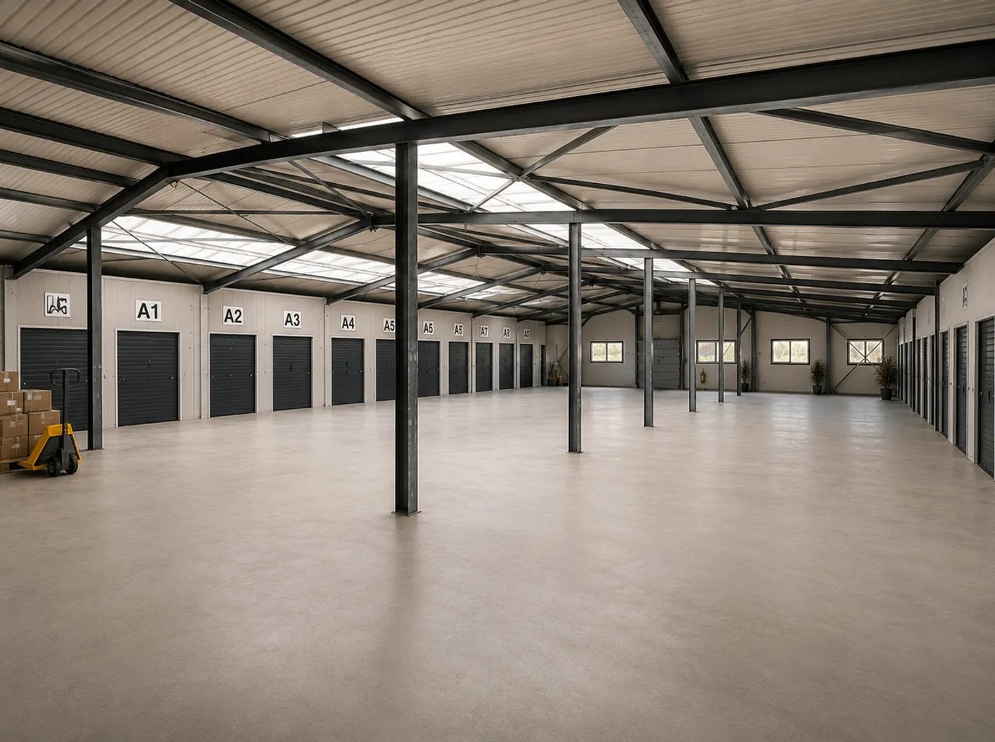 SIERRE - HALLE INDUSTRIELLE DE 2'200 M2 AVEC PROJET DE TRANSFORMATION - Foto 10 von 13