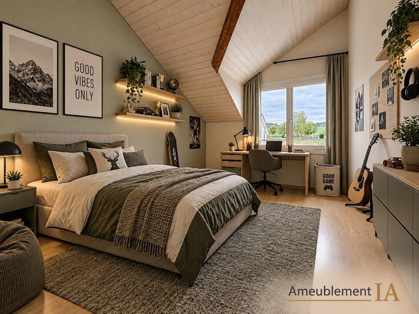 Large 3.5 room penthouse | Terrace | Yverdon - Photo 5 of 13