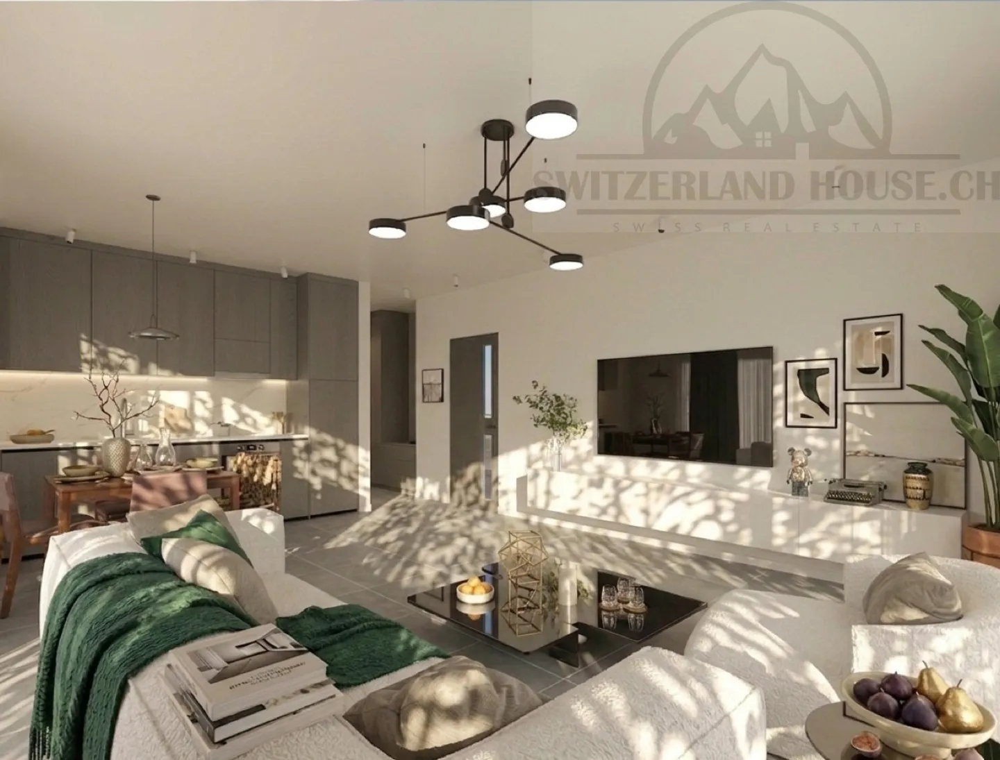 Magnificent penthouse 2.5 rooms with large terrace and view in Givisiez - Photo 6 of 10