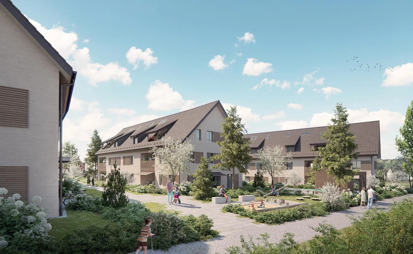 Neubau-Gartenwohnung mit moderner Haustechnik und offenem Grundriss - Foto 1 von 11