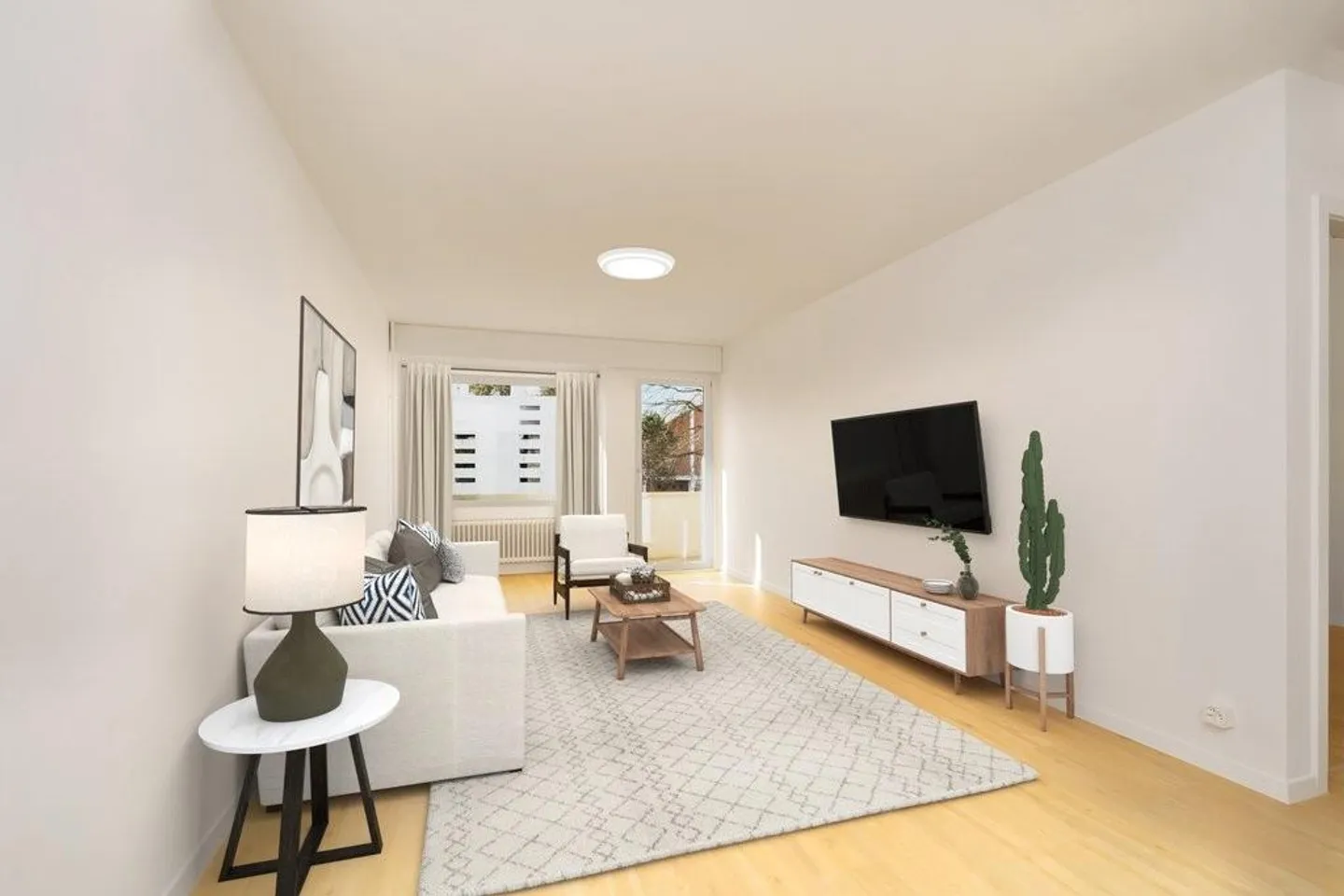 Appartamento di 3 stanze recentemente ristrutturato - Foto 3 di 9