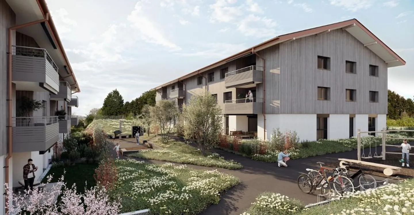New 3.5-room apartments in a quiet village - Photo 1 of 4