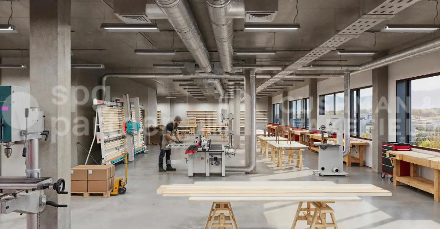 New artisanal and industrial premises in full property in Meyrin - ORIX - Photo 7 of 10