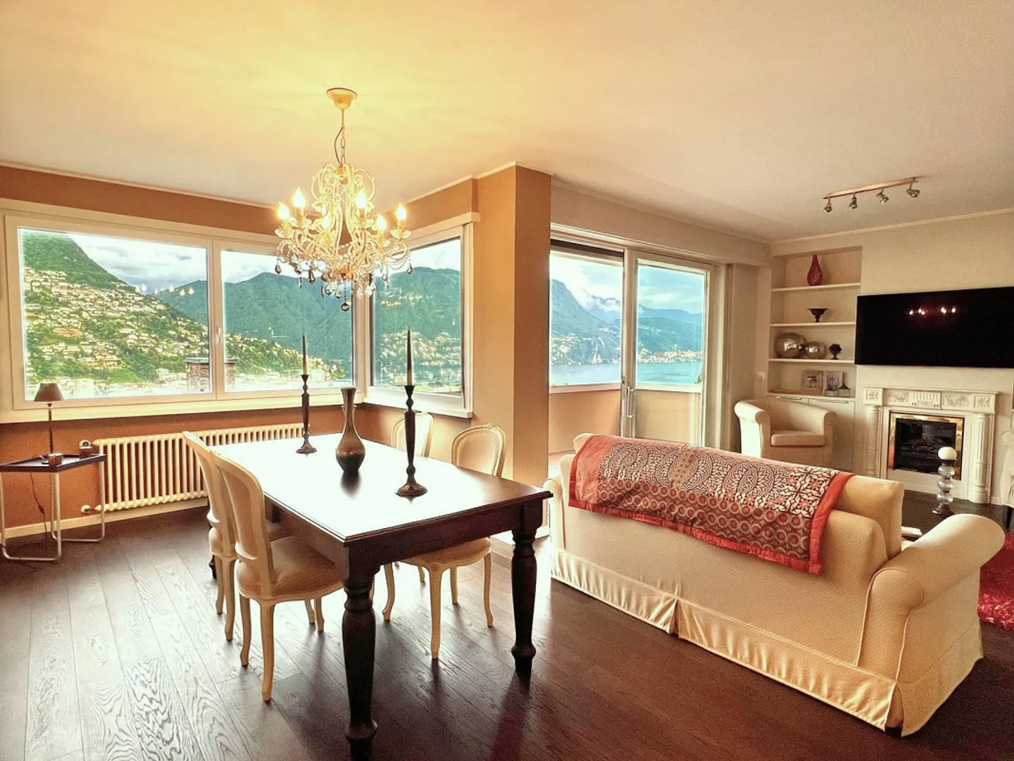 Affascinante appartamento di 3,5 locali con vista panoramica a Massagno - Foto 1 di 13