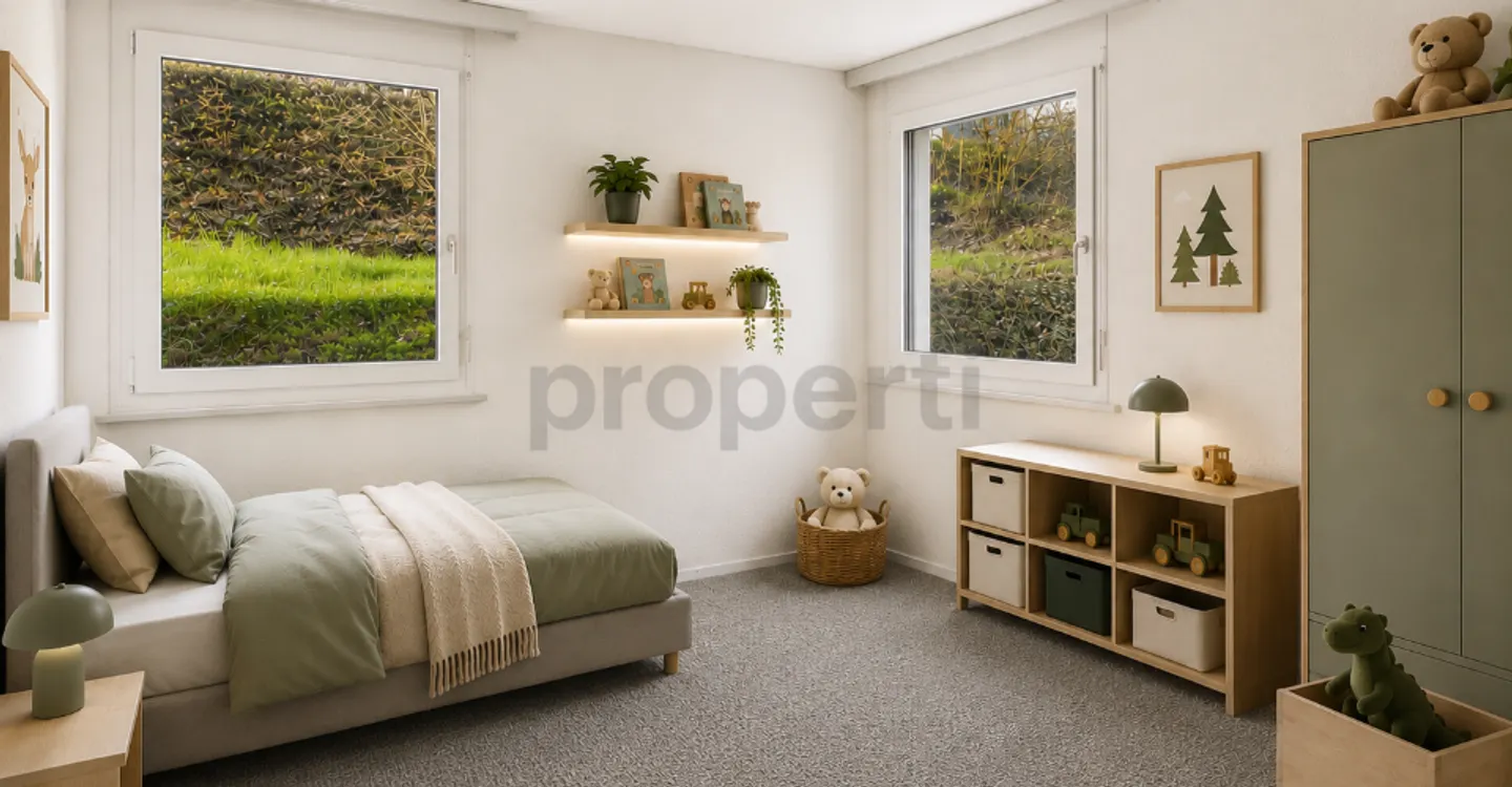 Appartement attrayant de 5,5 pièces à Buchrain - familial et central - Photo 5 sur 11