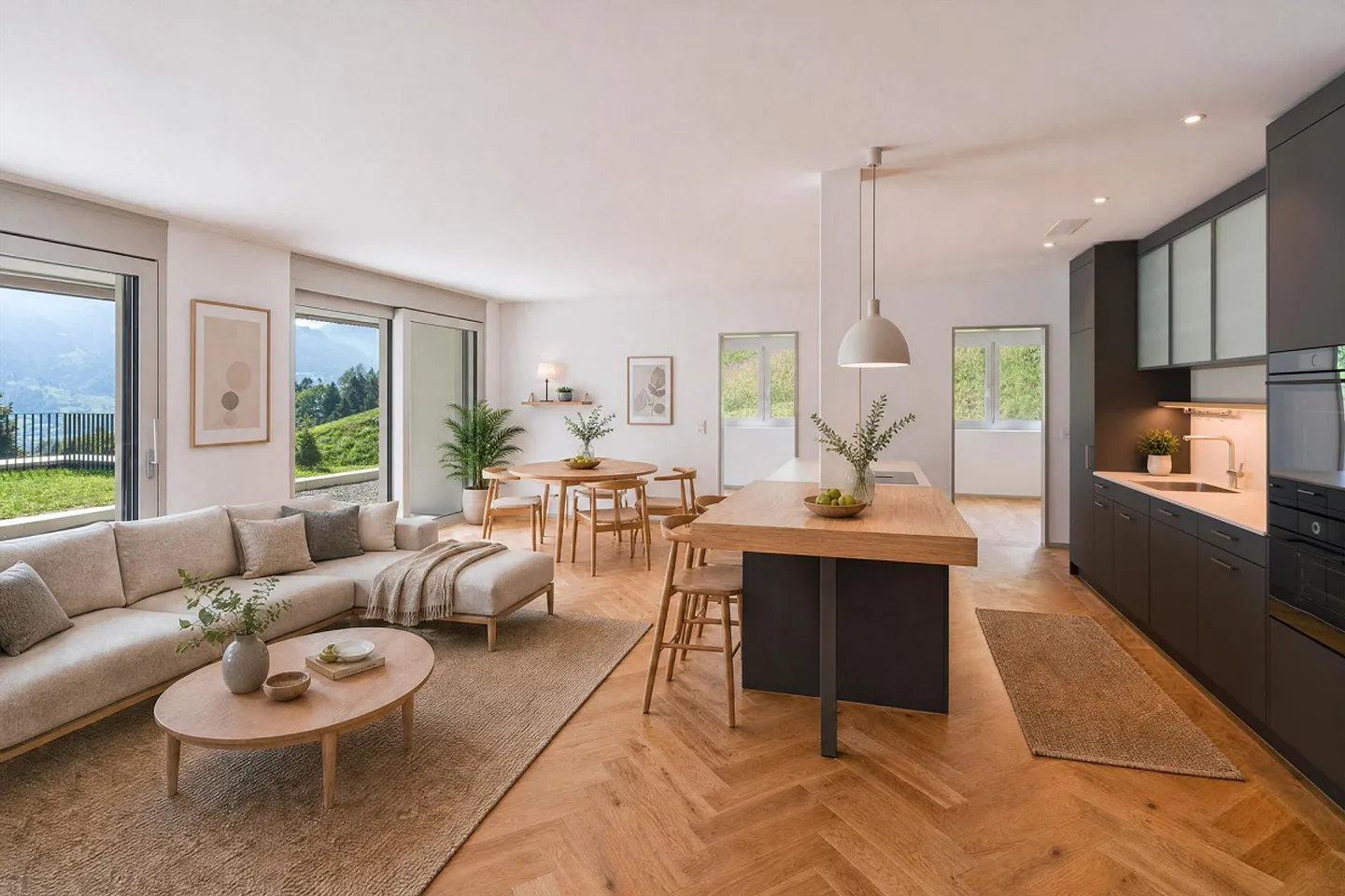 Ready-to-move-in new apartment in idyllic location - Photo 3 of 5