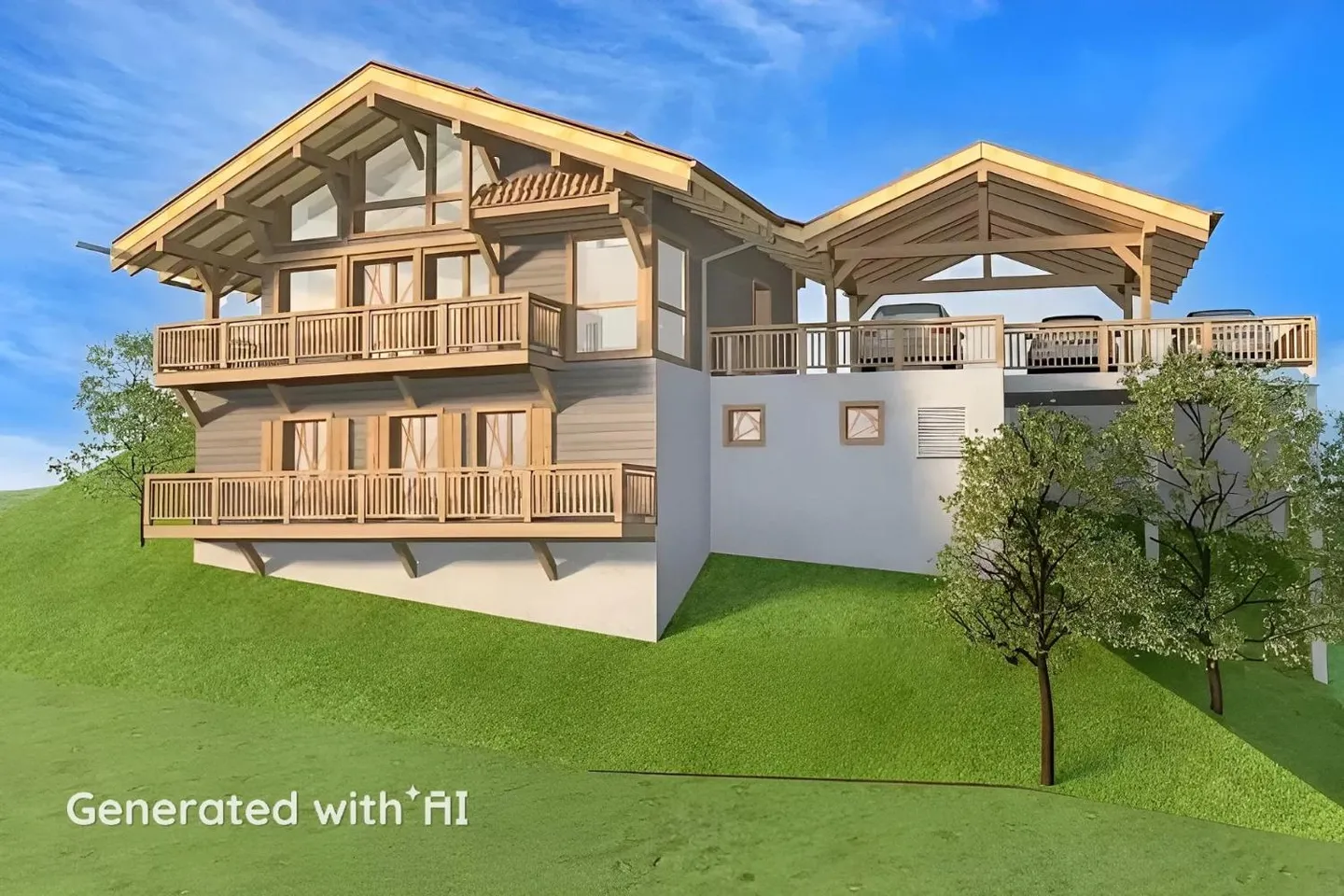 Magnified Single Chalet with 4.5 Rooms - Photo 1 of 5